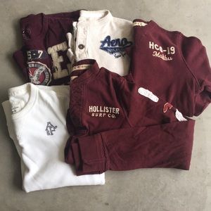 Long sleeve AE & Hollister Bundle